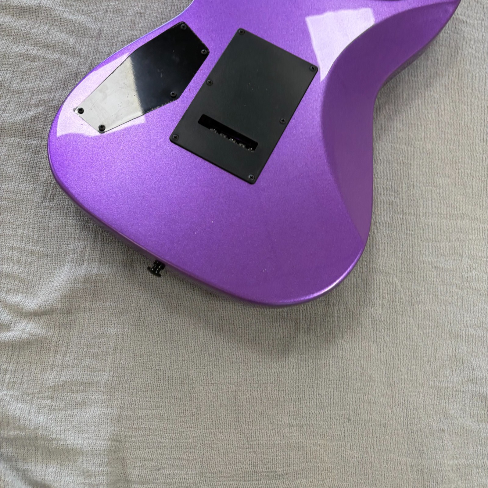 US Warehouse Purple Ouija Kirk Hammett Electric Guitar With Floyd Rose Tremolo