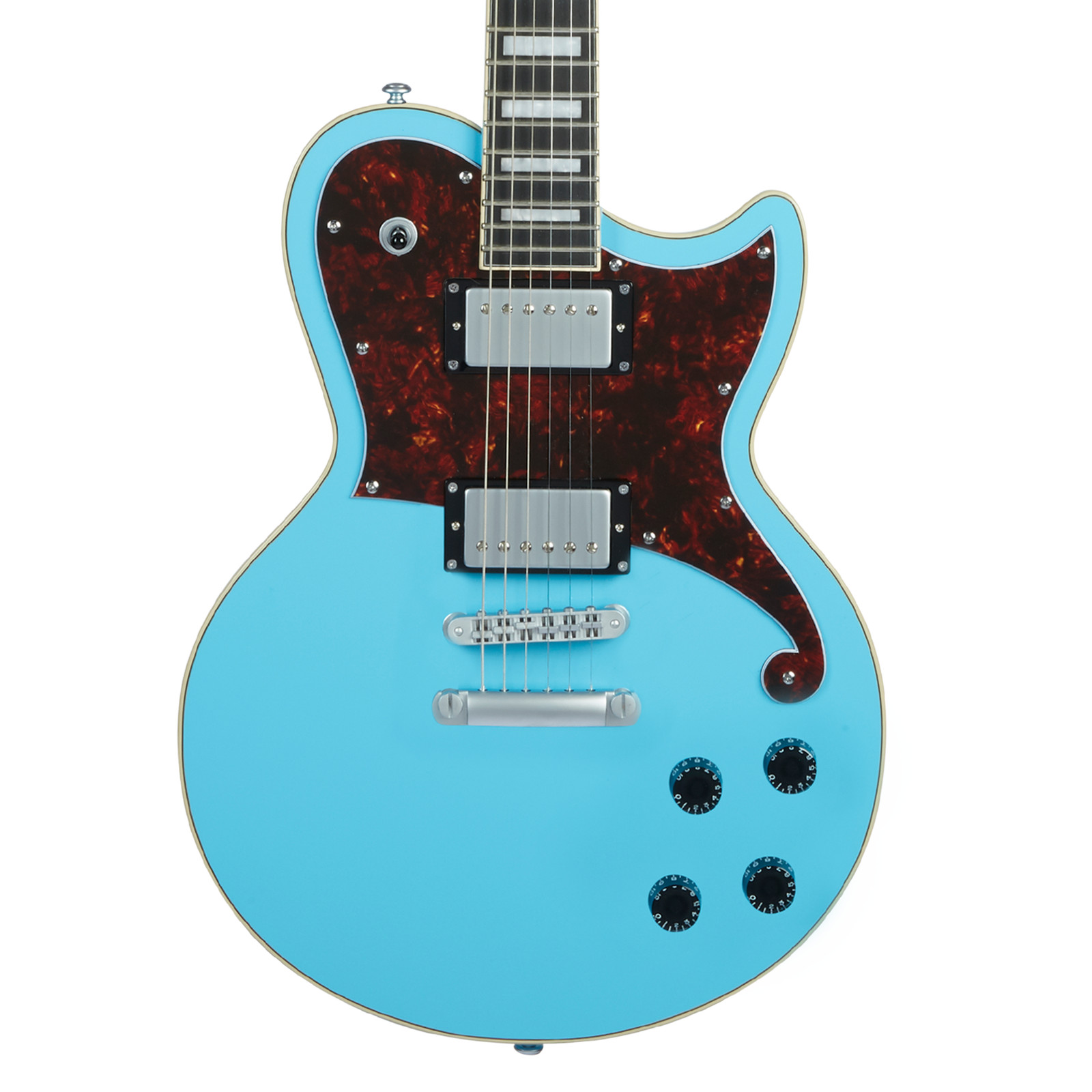 D’Angelico Premier Brandon Niederauer Atlantic Guitar, Sonic Blue, DAPATLTAZCS