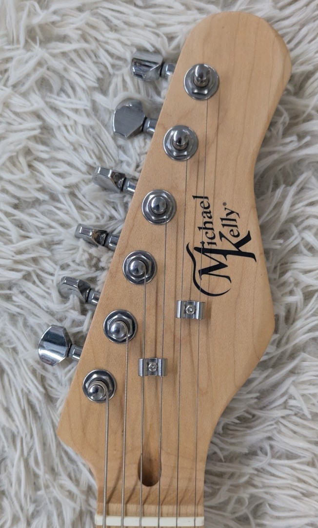 Michael Kelly Model MK53SNFMRO 1953 T-Style Electric Guitar, Flame Maple