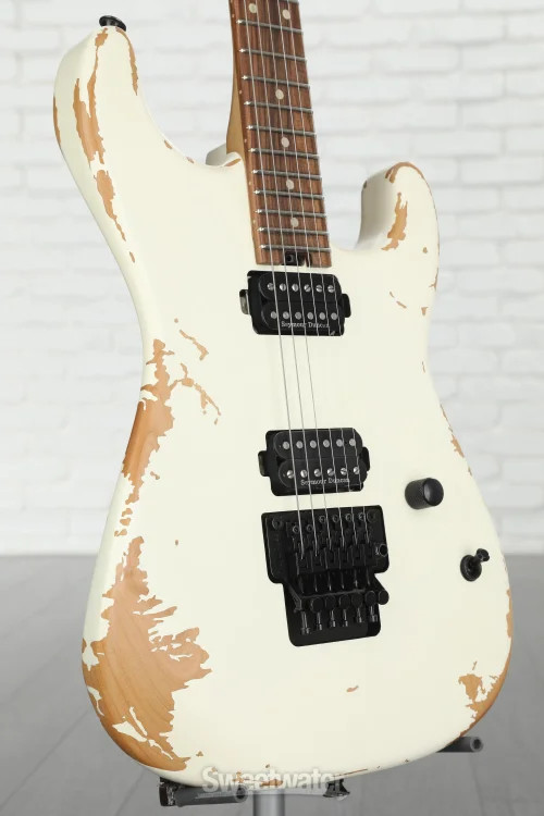 Charvel Pro-Mod Relic San Dimas Style 1 HH FR PF Electric Guitar – Weathered