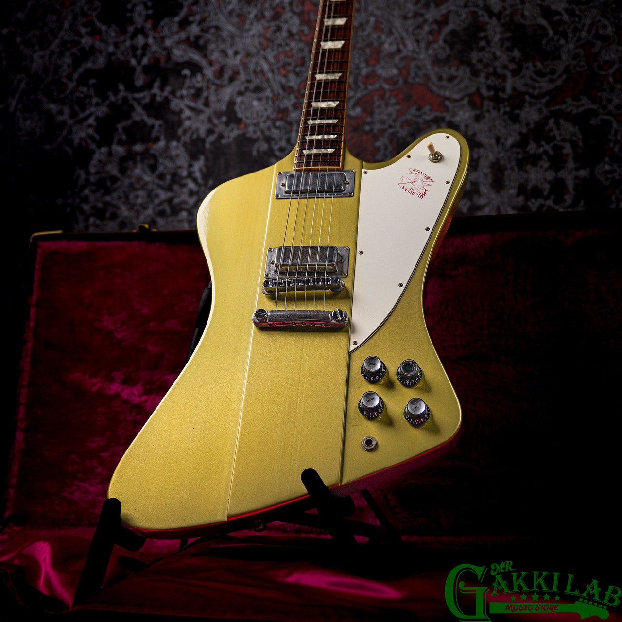 Gibson Custom Shop 1997 Firebird V Golden Mist Poly