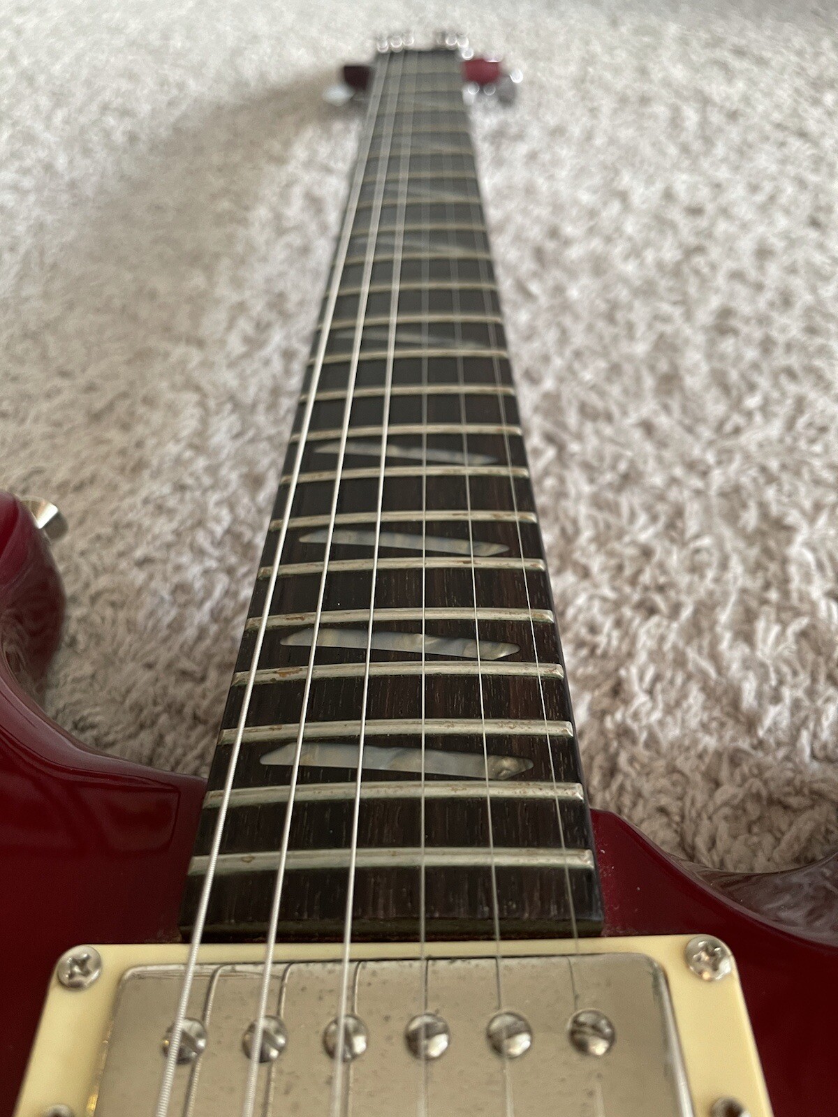 PRS SE Santana Signature 2001 MIK HH Scarlet Red Carlos Paul Reed Smith Guitar