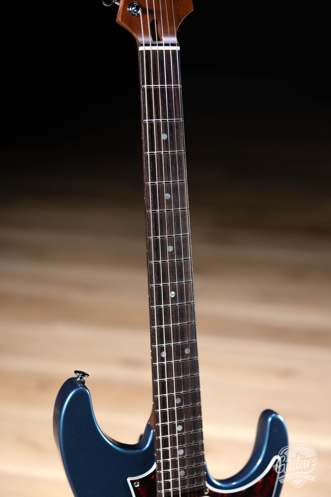 Ibanez AZ2204N Prestige HSS Guitar w/ Case – Prussian Blue Metallic