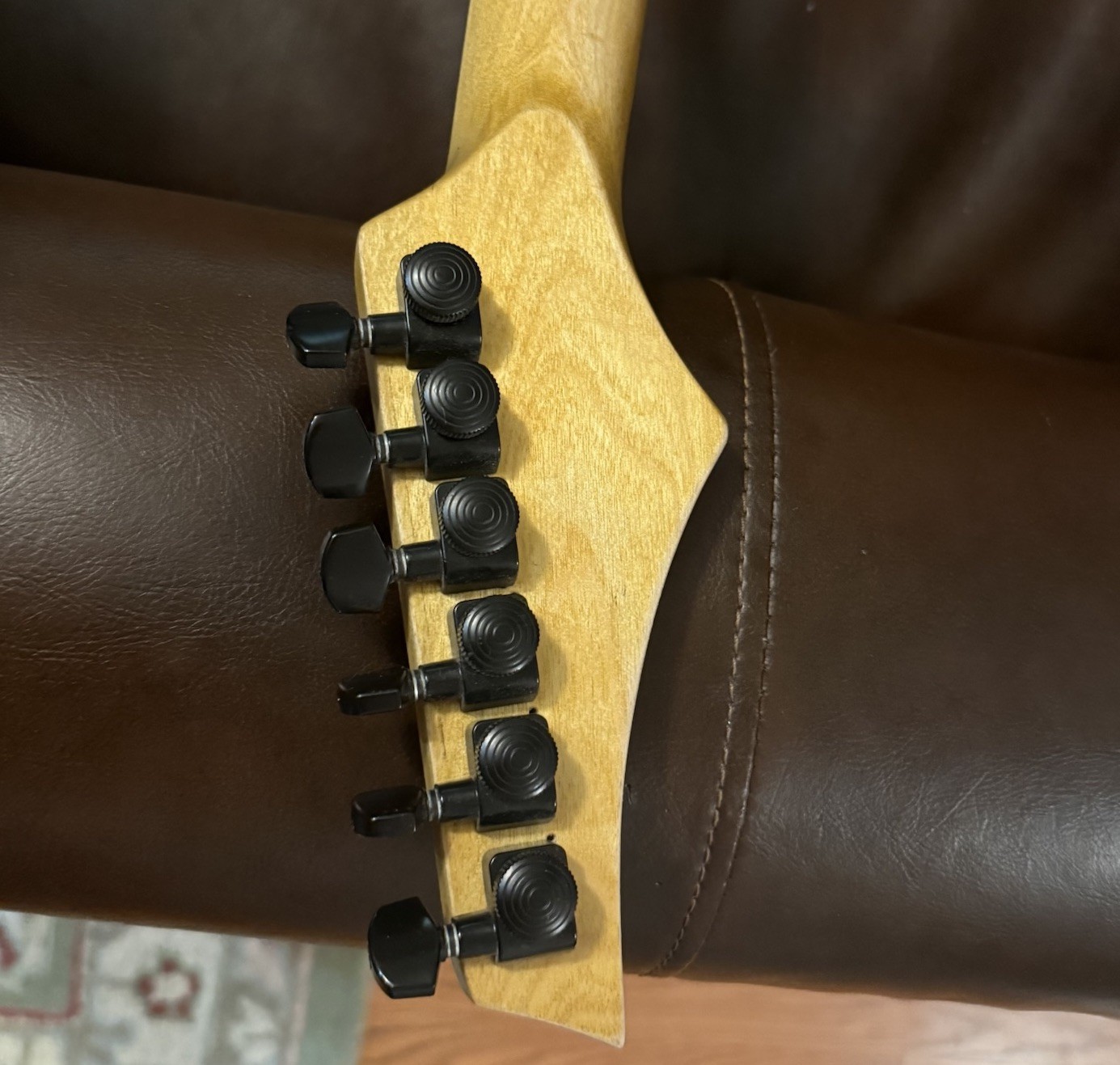 Custom Luthier Built Super Strat Style Hardtail Guitar Bone Nut Maple Neck