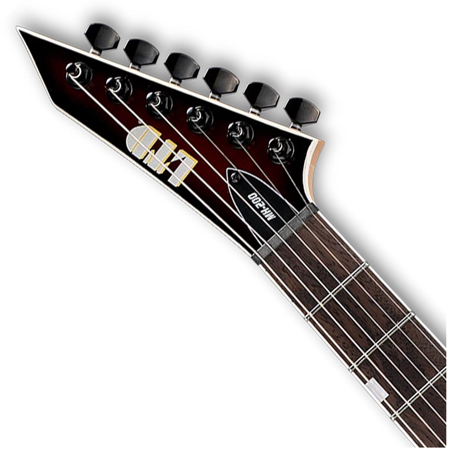 ESP LTD MH-200HT QM Electric Guitar – Dark Brown Sunburst