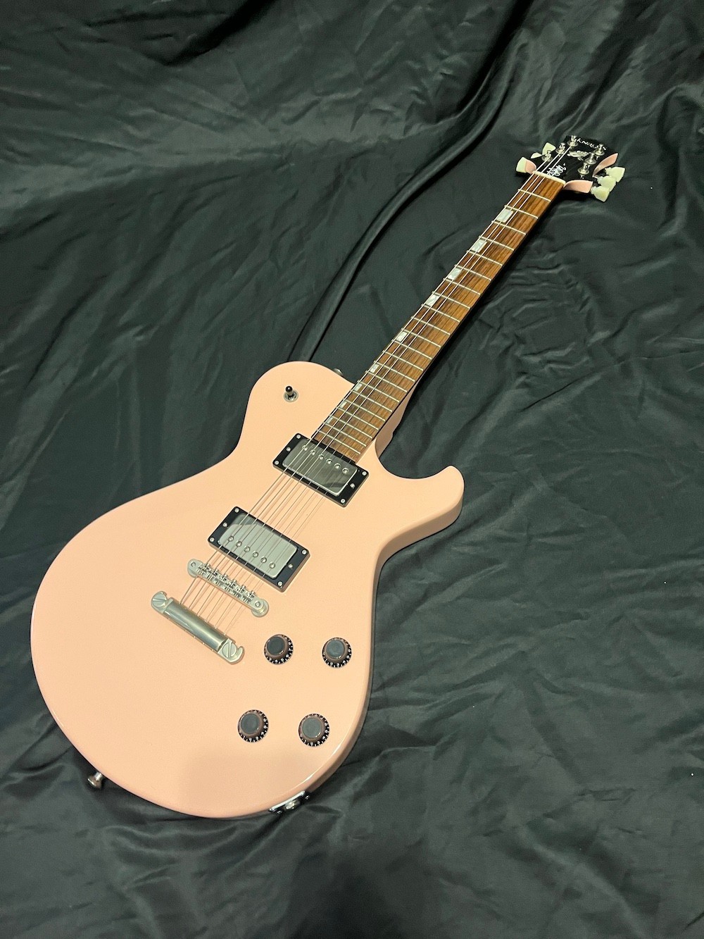 2024 Knaggs SSC-J Steve Stevens Signature Guitar in Shell Pink-OHSC-Signed Back