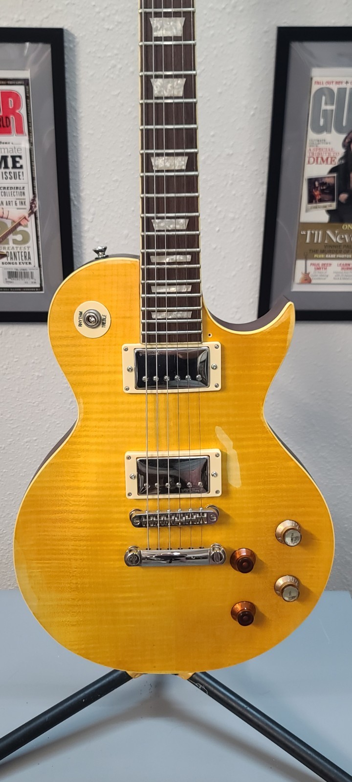 Vintage V100 MR-PGM Icon Greenie LP Peter Green Lemon Drop Relic Finish