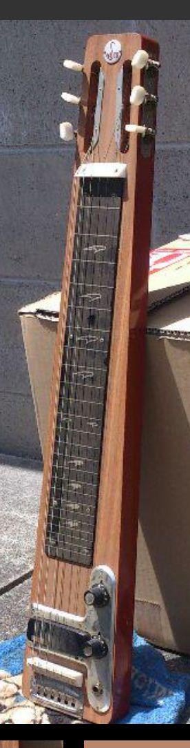 Vintage Tesco Lap Steel SW Electric Guitar Low Tension No Case Body Only