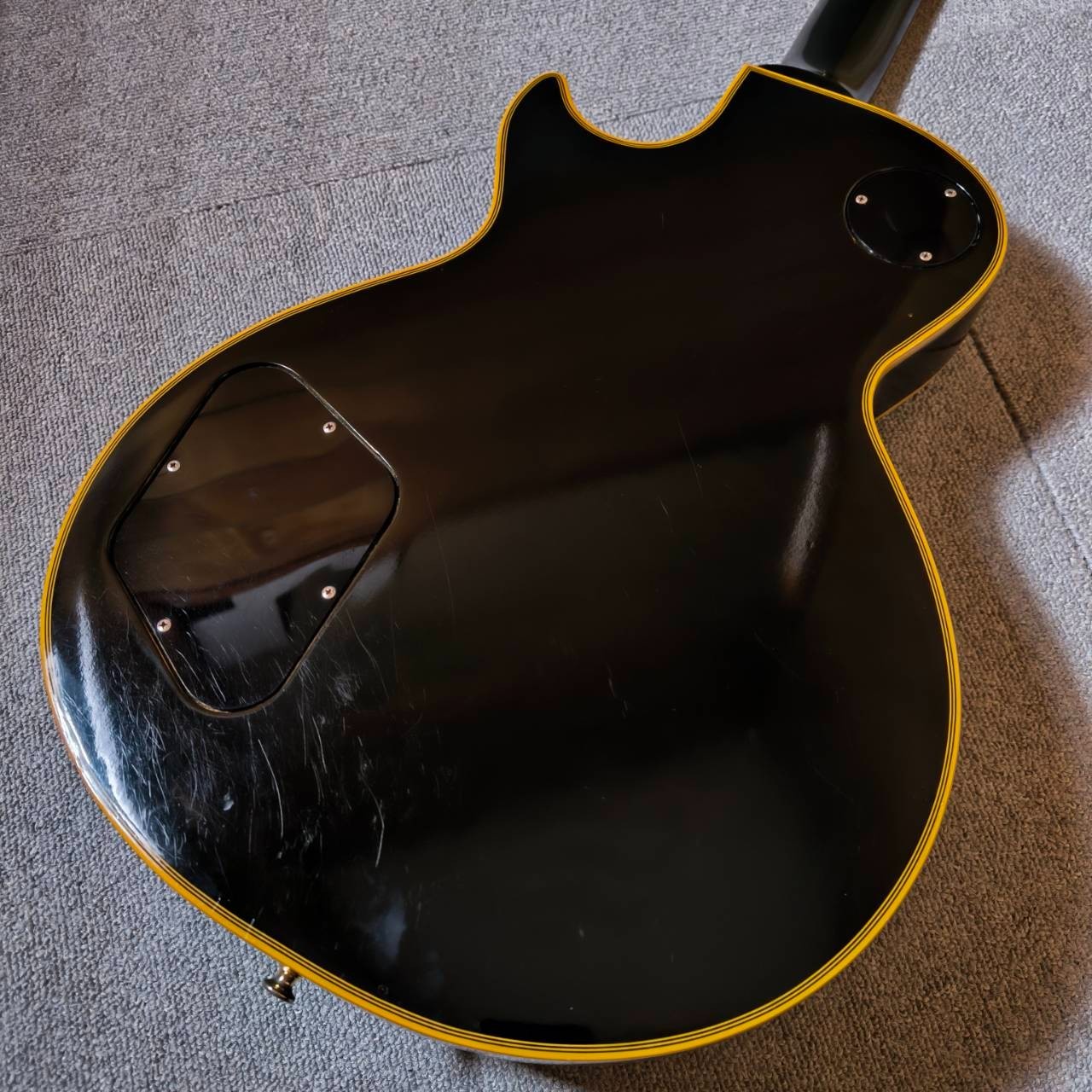 Edwards By ESP Les Paul Custom Model Black Electric Guitar Used Made In Japan