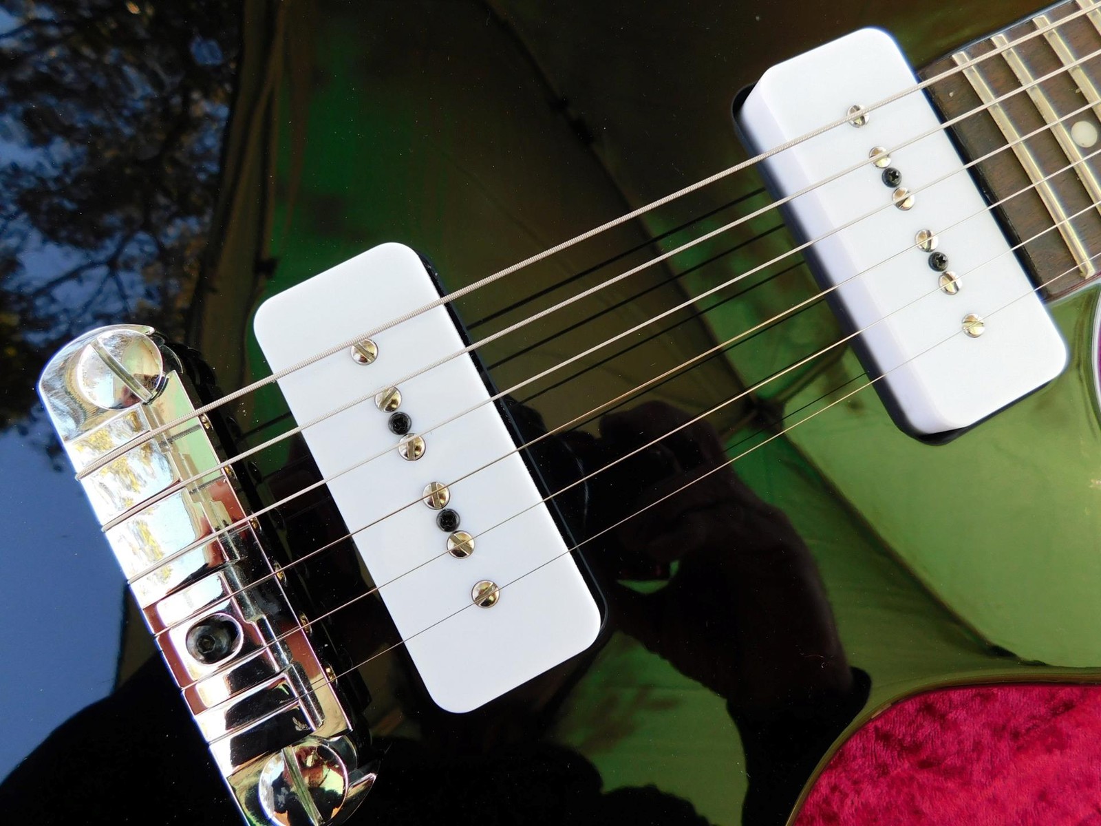 IYV Set Neck LP Special,Hot White P90’s Pickups,Capacitors Upgraded, 6lbs 6ozs