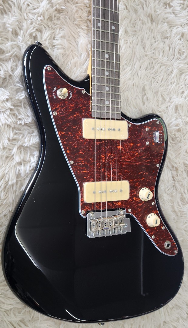 Tagima TW61 BK-DF/TT Offset Electric Guitar w/P90s, Black – B stock – Jazz Mastr