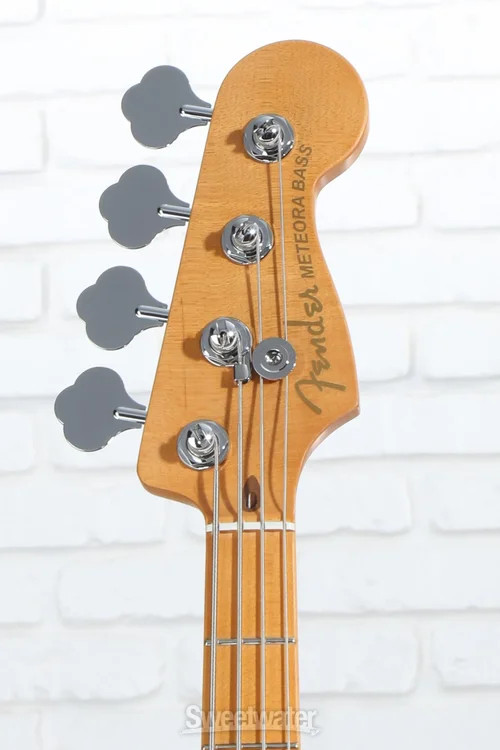 Fender American Ultra II Meteora Bass – Solar Flare, Maple Fingerboard