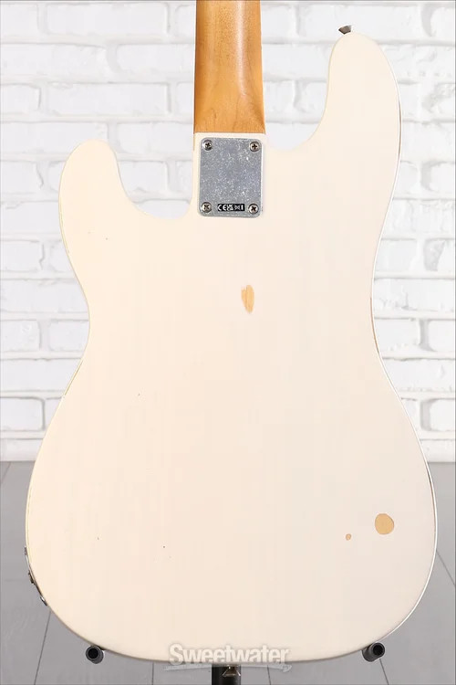 Fender Mike Dirnt Road Worn Precision Bass – White Blonde with Maple Fingerboard