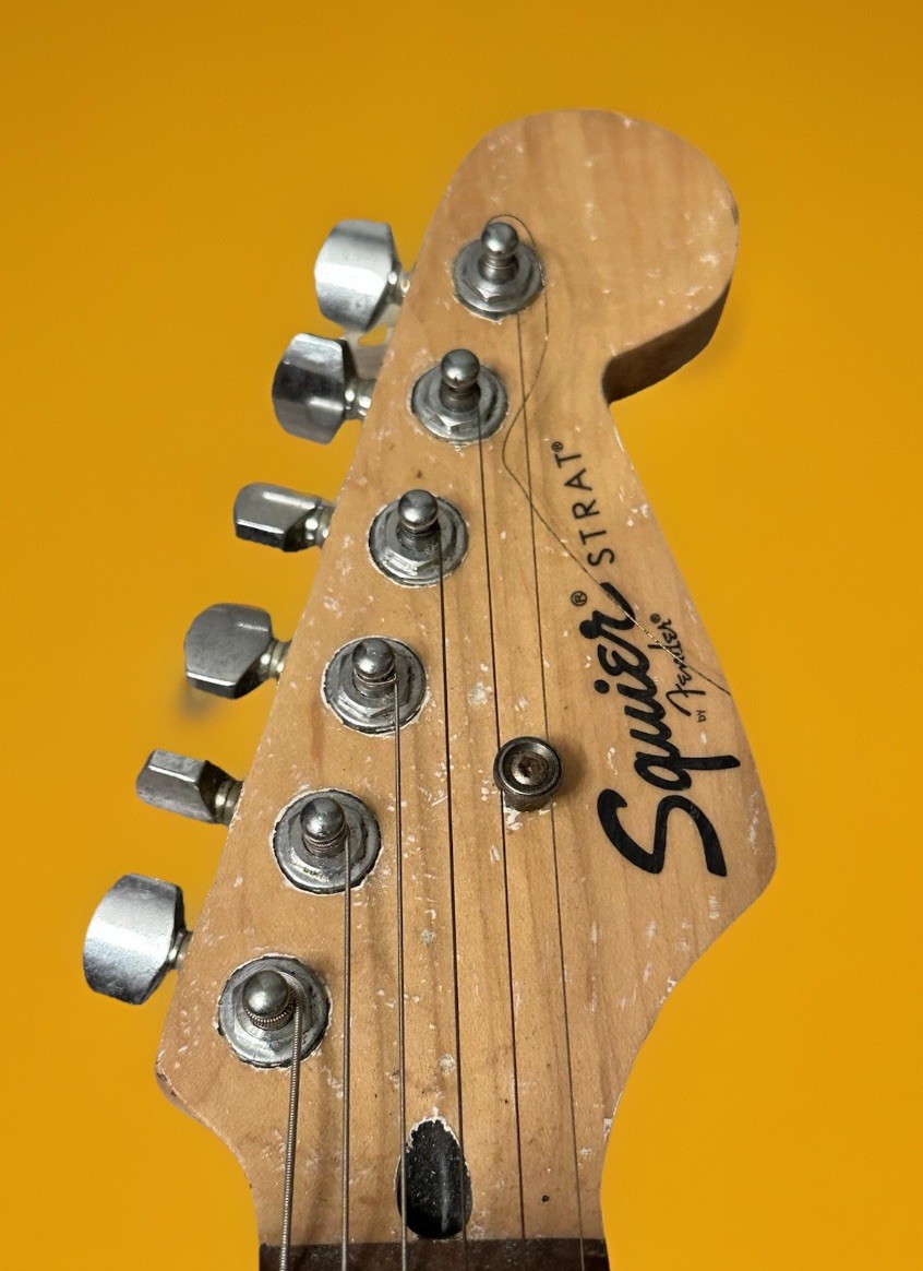 Strat Style Electric Guitar w/ Fender Squier Neck – Custom Green Player