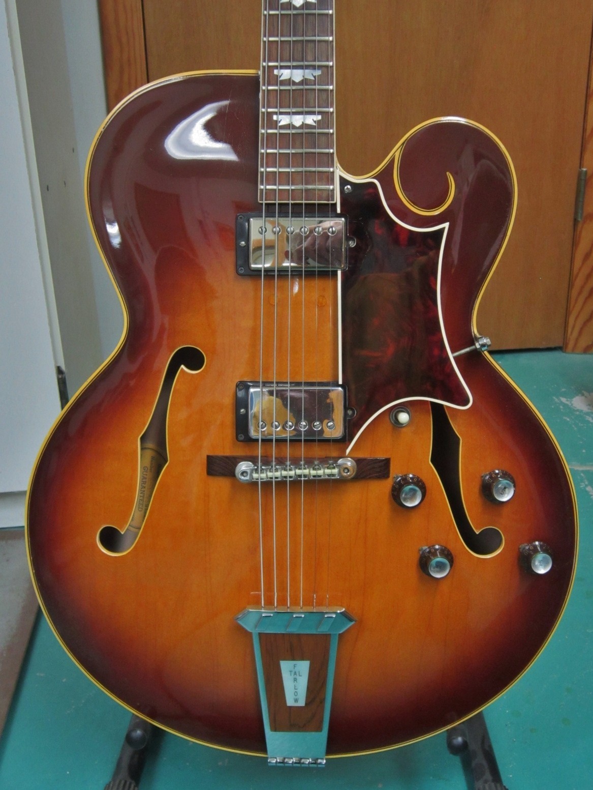 vintage 1965 Tal Farlow archtop jazz guitar pat # paf pickups Mark Campellone L5