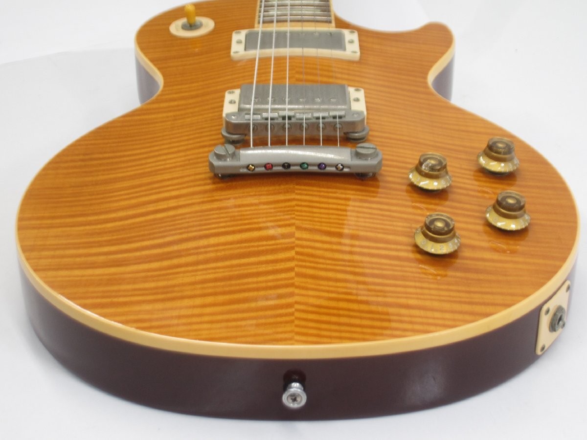 Gibson Les Paul Standard Plus Top Trans Amber Electric Guitar Ud3211