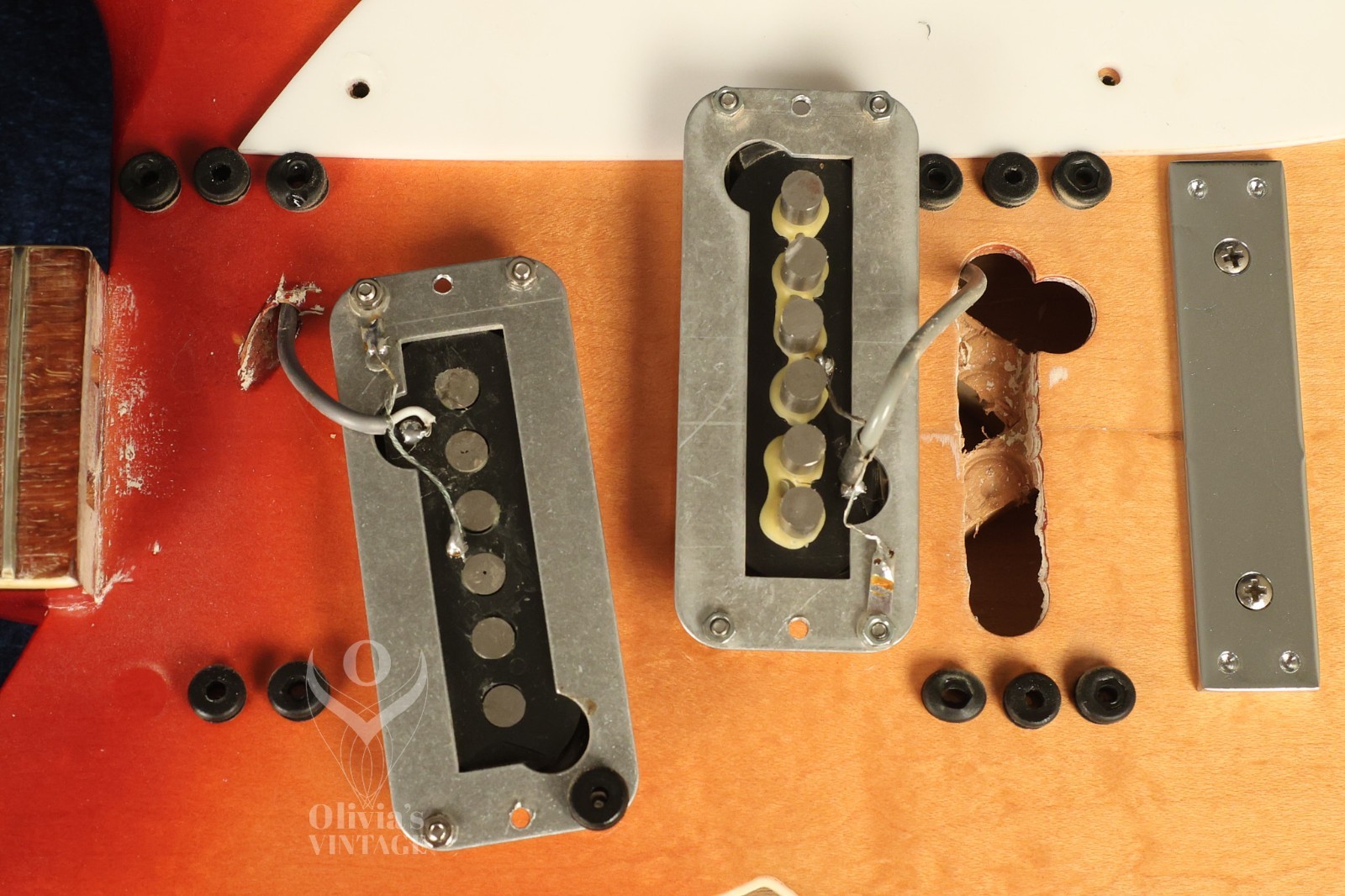 Rickenbacker set from their museum 1960s/80s w/ sequential serial #s 370 365 375