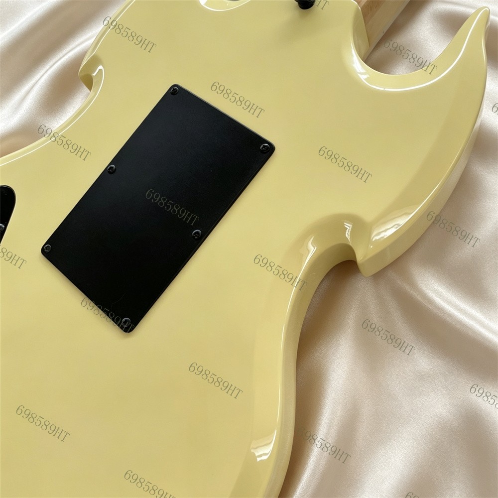 Solid Electric Guitar Stainless Fret Barbarian Vertigo Sabbath FR Bridge Cream
