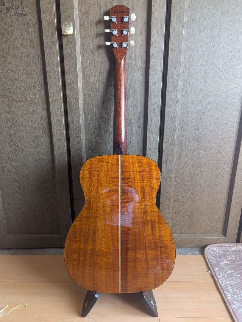 Rare Morris MF-702 MIJ Acoustic Guitar Solid Spruce Top Hawaiian Koa w/ Case