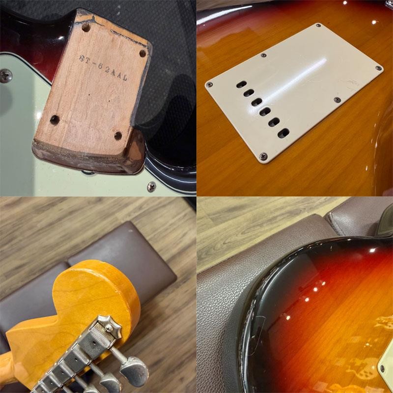 Used St62-70Tx 3-Tone Sunburst Sn.O068570 Fender Japan Slightly No.RG1855
