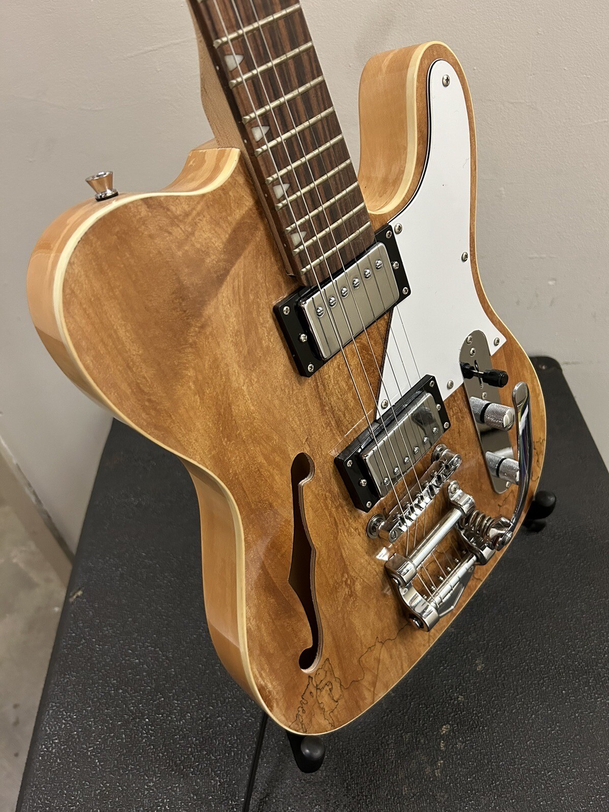 Cozart RAS Tele Style Bigsby Style Tremolo Semi Hollow Electric Guitar