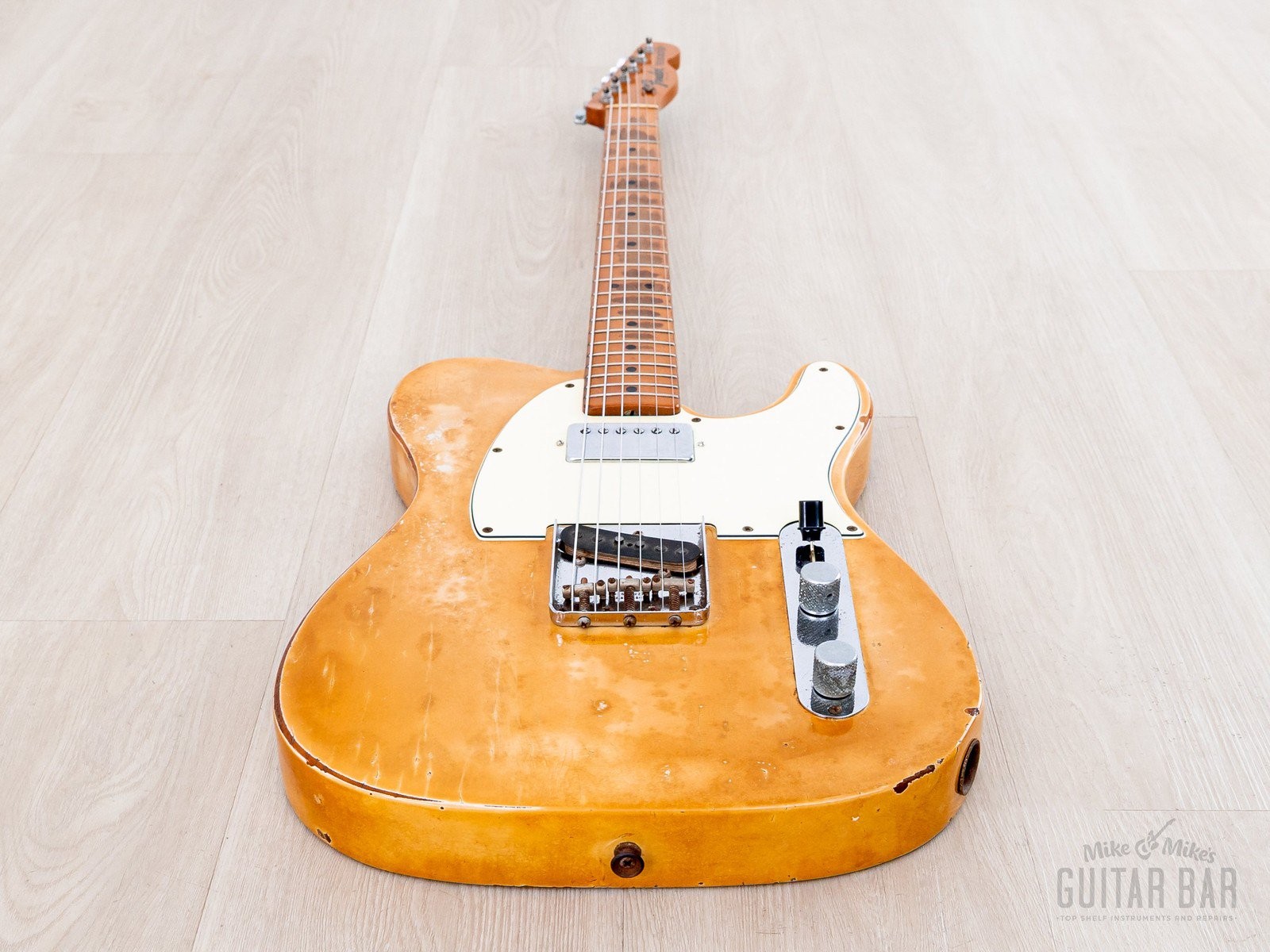 1968 Fender Telecaster Vintage Guitar Blonde w/ Gibson T Top Humbucker, Case