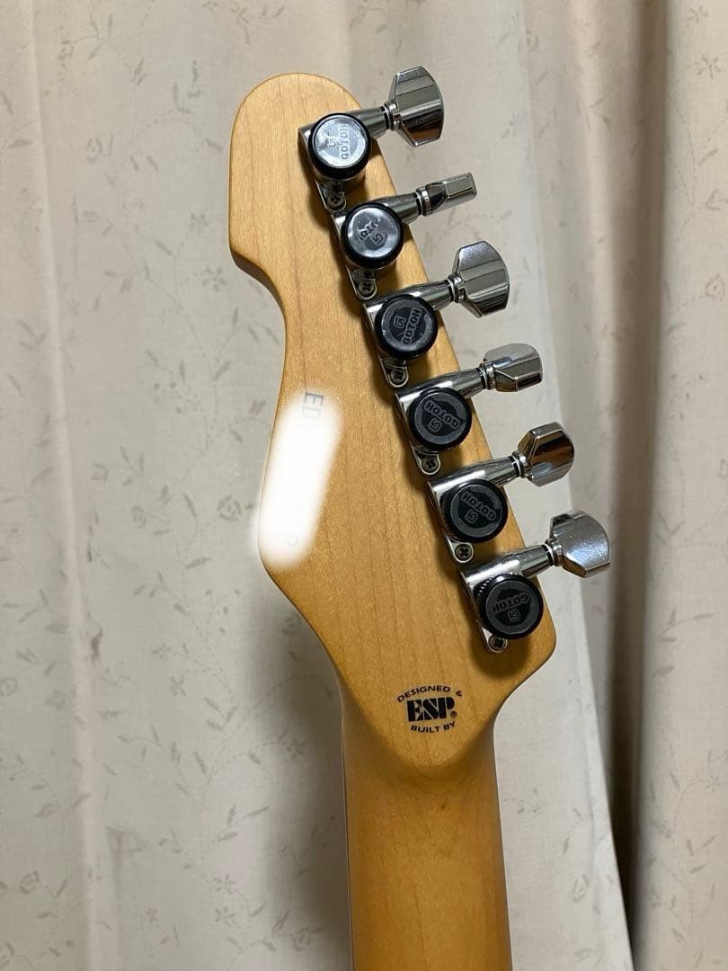 Edwards E-SN-ALR 22 White Electric Guitar Used Product Shipping From Japan