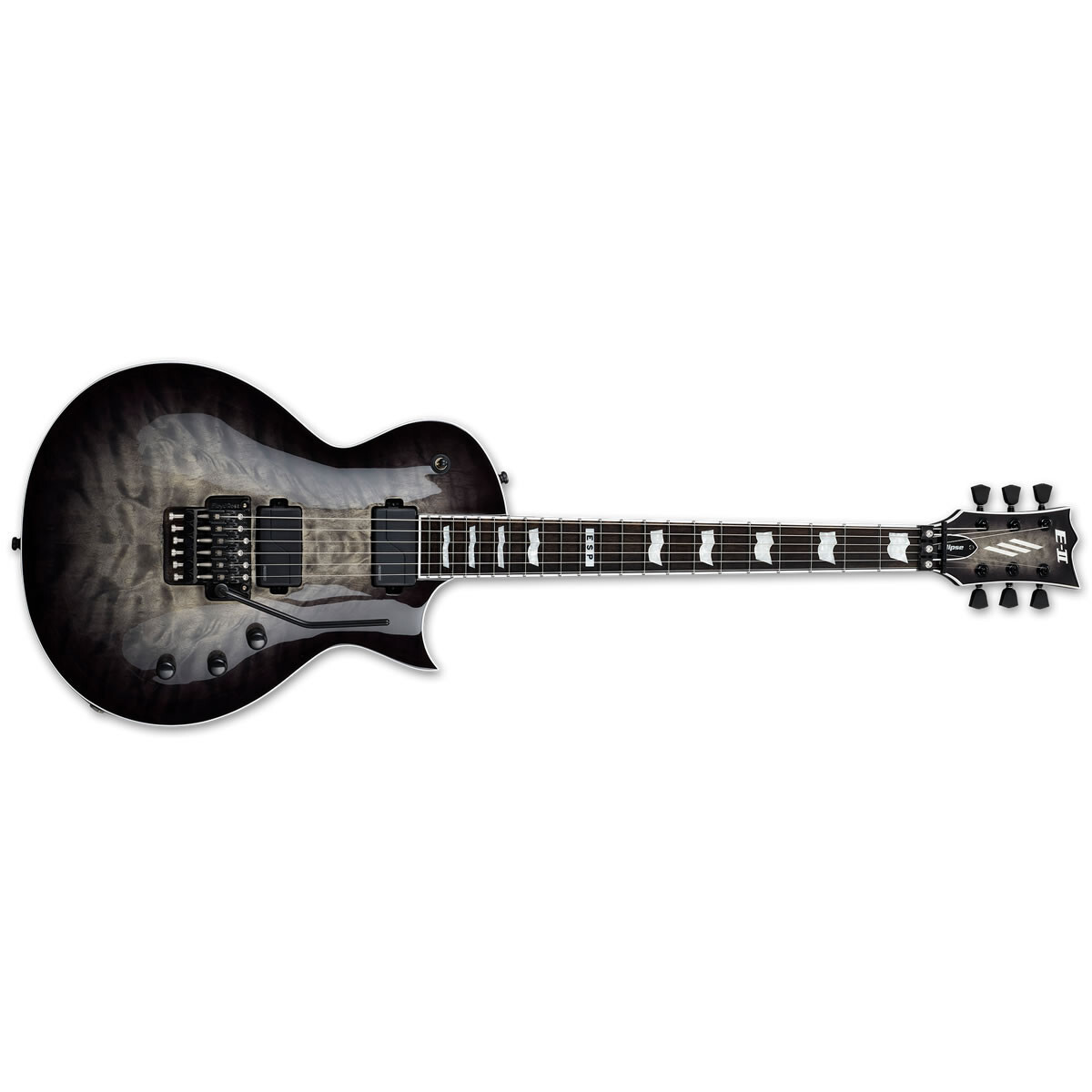 ESP E-II Eclipse FR Charcoal Burst CHB Floyd Rose Fluence Guitar + Case B-Stock