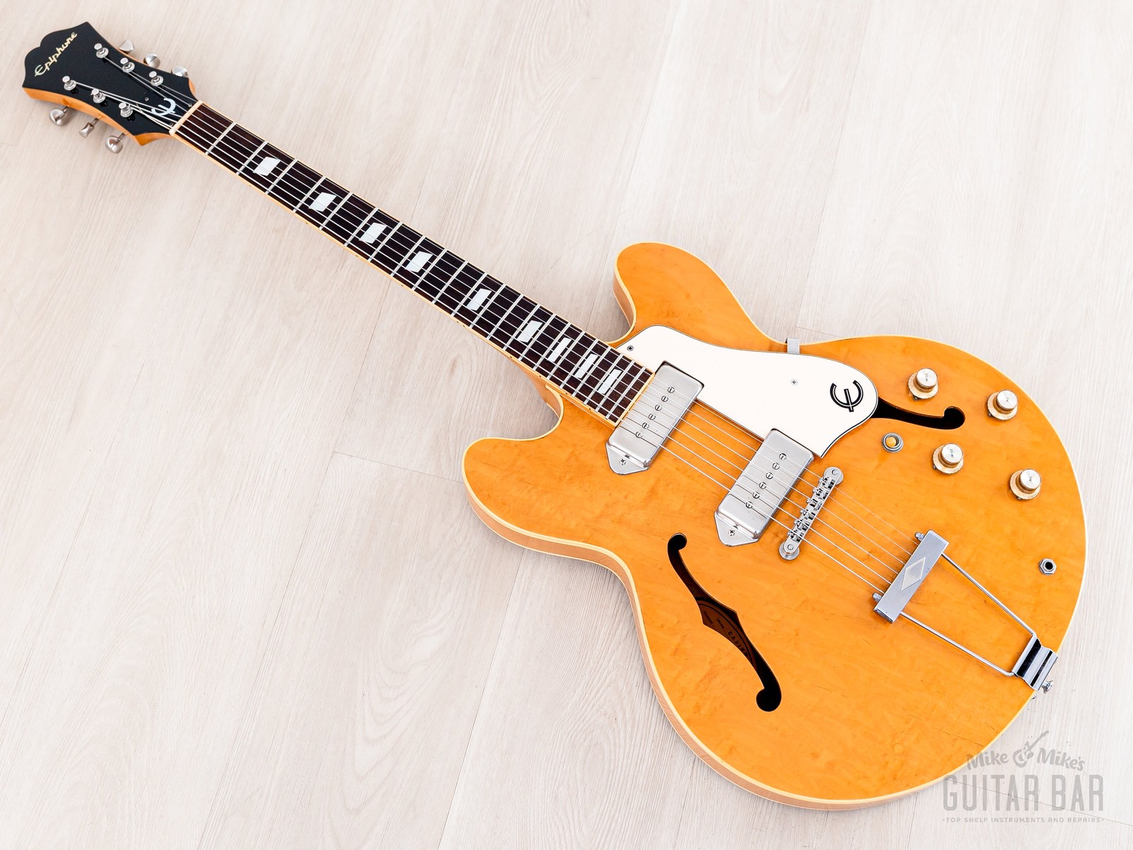 1990 Epiphone Casino Natural Near-Mint, Pre-Elitist Revolution, Japan Terada