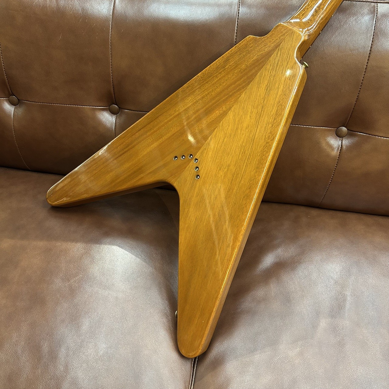 Gibson Custom Shop 1959 Flying V Mahogany Natural 2.81kg 2021 Electric Guitar