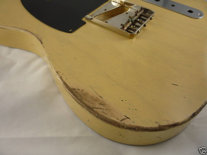 MJT Official Custom Order Aged Nitro Finish Contoured Guitar Body Mark Jenny VTT