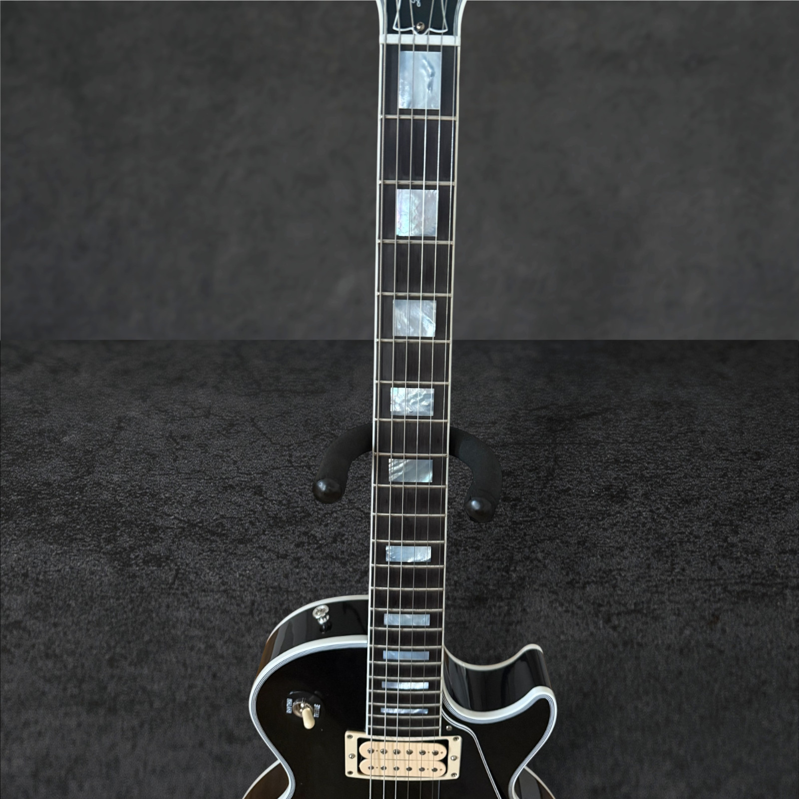 Gibson Custom Shop Les Paul Custom M2M Ebony with Double Classic White Pickups
