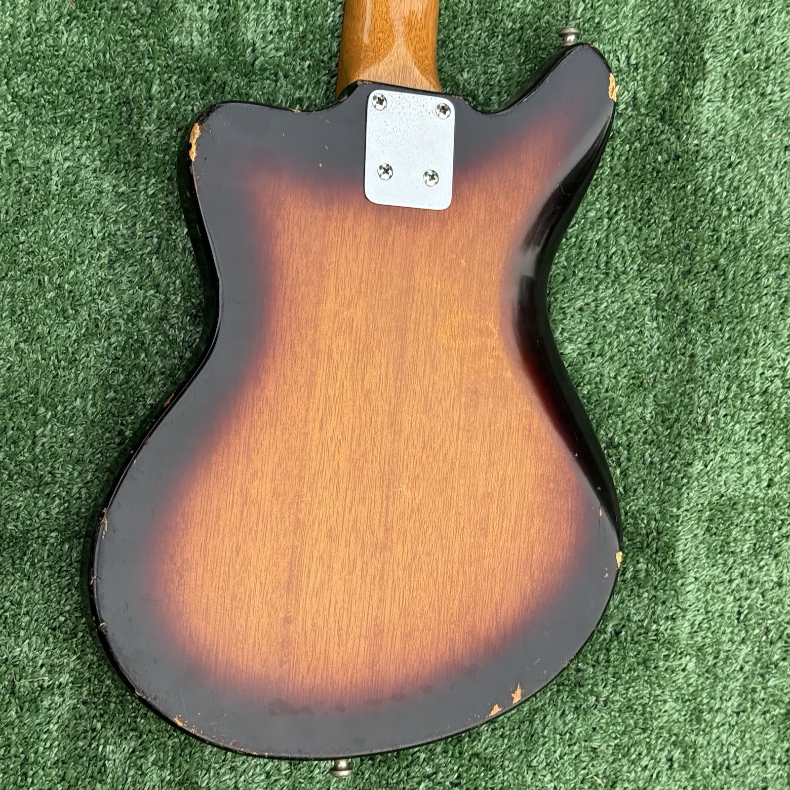 Vintage 1960s Ibanez Model 1860 Electric Guitar Sunburst Mahogany Body Guyatone