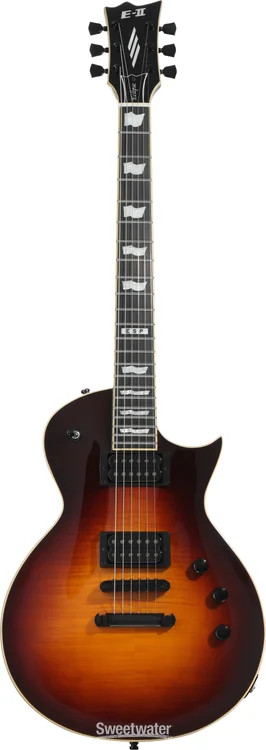 ESP E-II Eclipse Full Thickness Electric Guitar – Tobacco Sunburst, Dent and