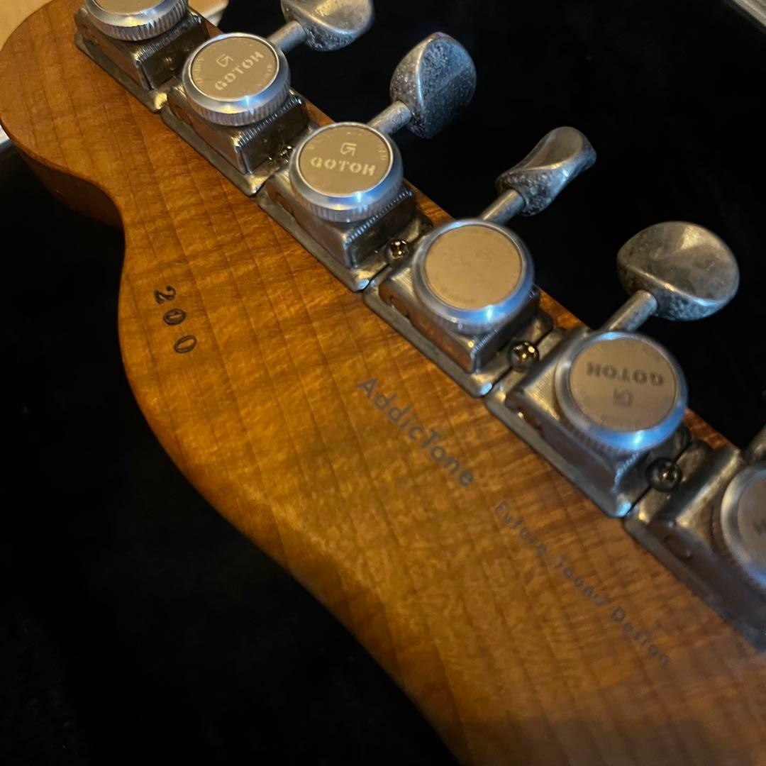 Addictone Full Order Telecaster Jacaranda Fingerboard Flame Neck