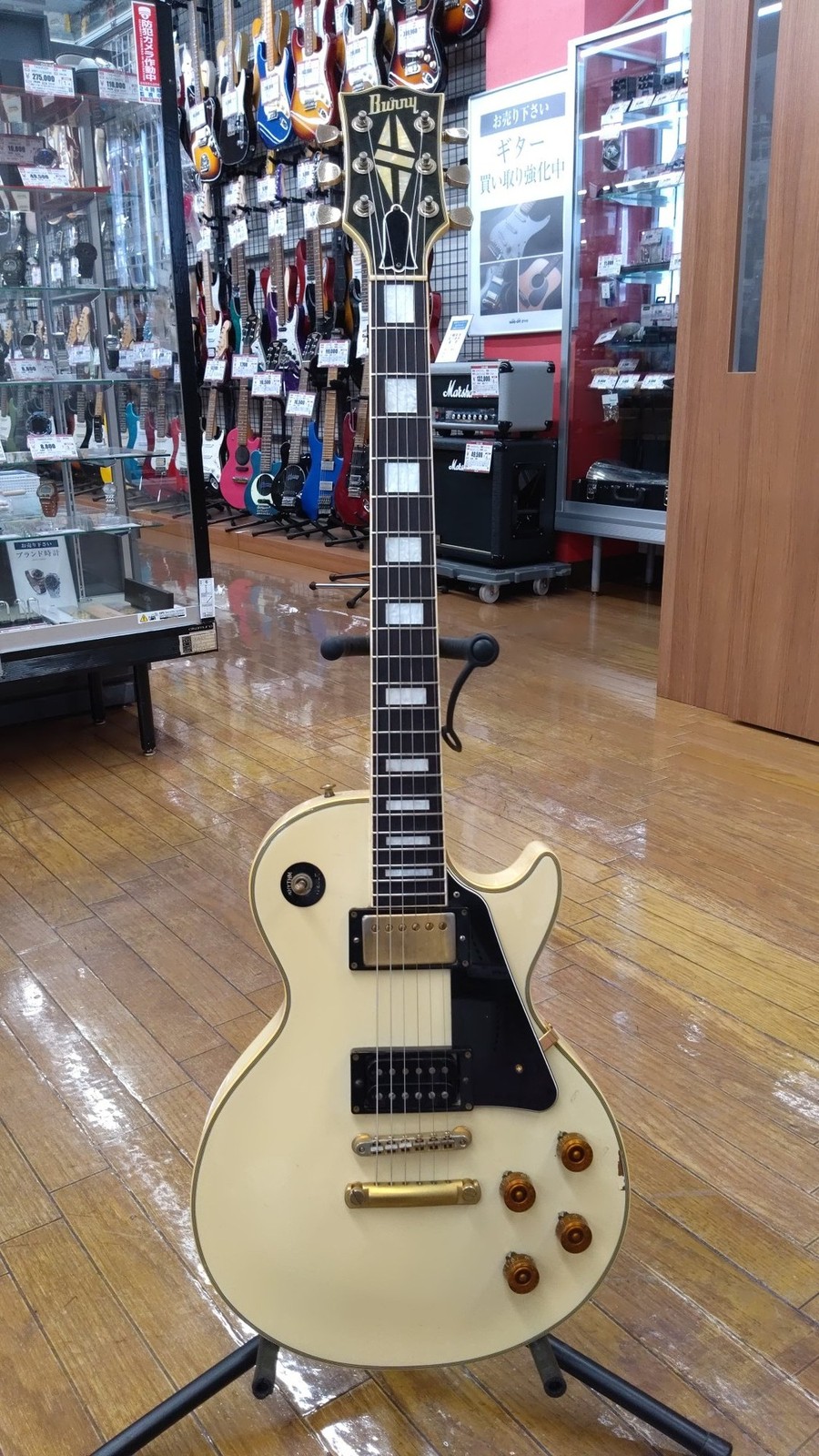 Burny RLC-60 Electric Guitar Les Paul Type Used Taseted