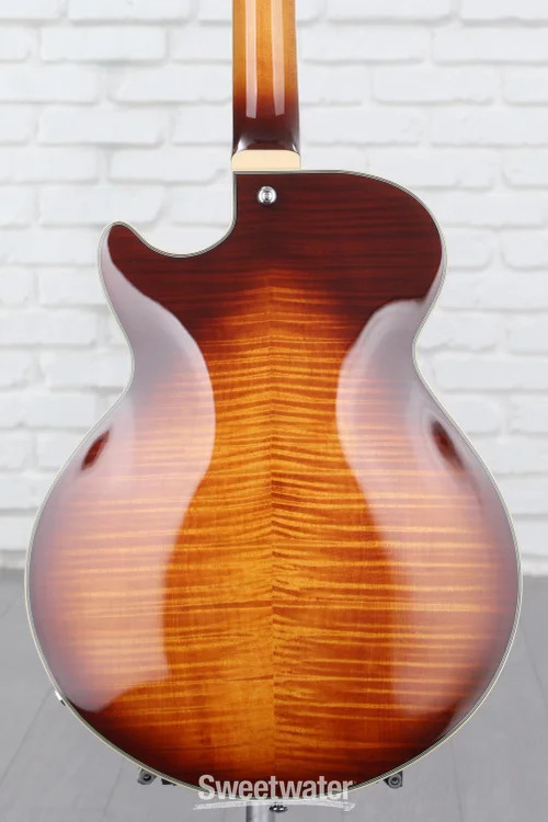D’Angelico Premier SS Electric Guitar – Dark Iced Tea Burst with Stopbar