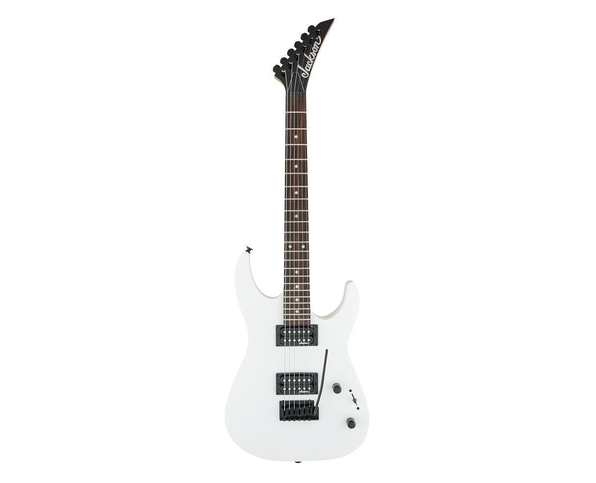 Used Jackson JS Series JS11 Dinky Electric Guitar – Snow White w/Amaranth FB
