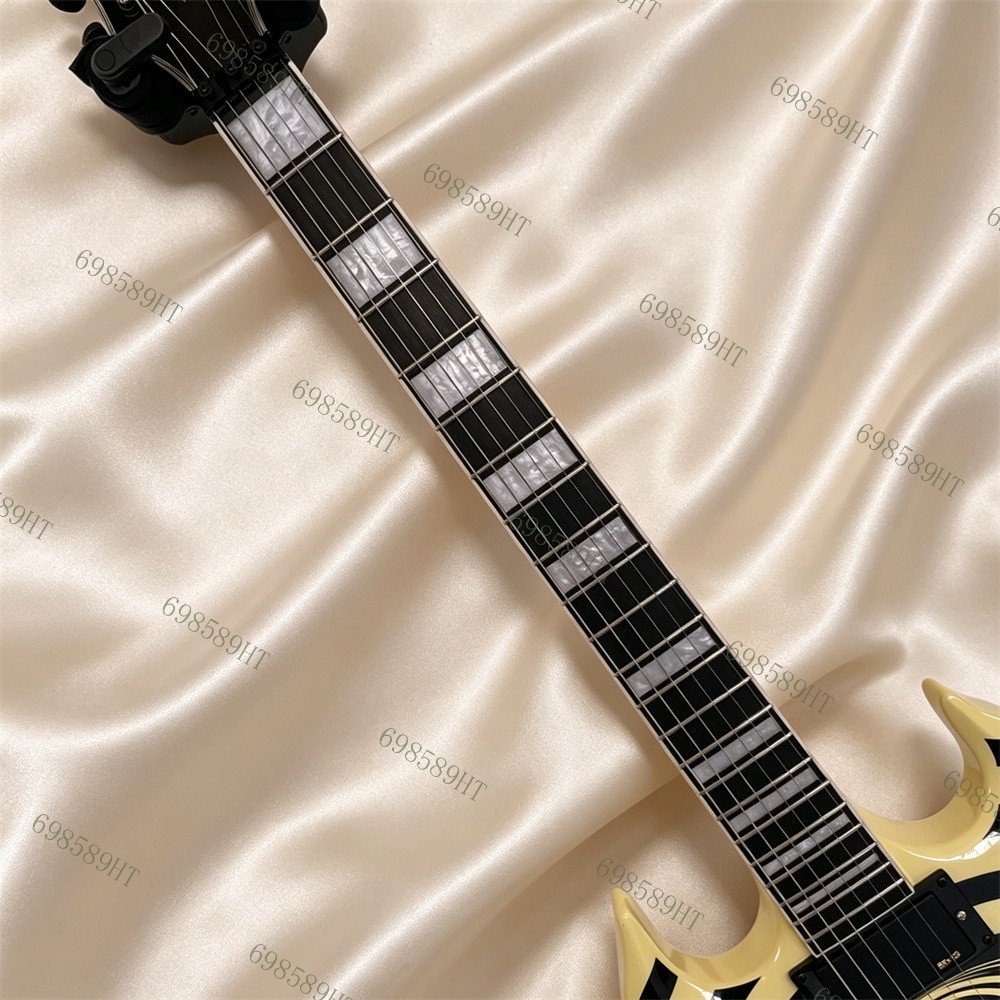 Solid Electric Guitar Stainless Fret Barbarian Vertigo Sabbath FR Bridge Cream