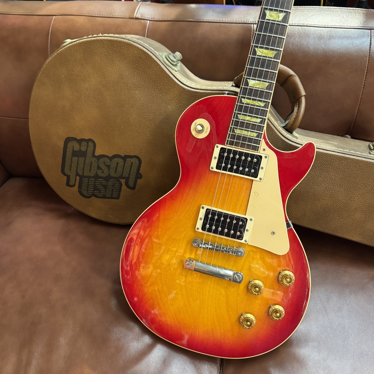 Gibson Heavyweight Individual 1960 Les Paul Classic Cherry Sunburst 2001 Made 4.