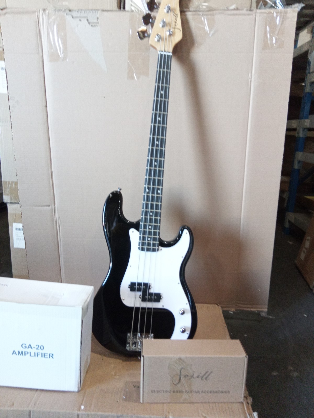 Open Box Electric bass Guitar set Rosewood Fretboard TBA328131446550