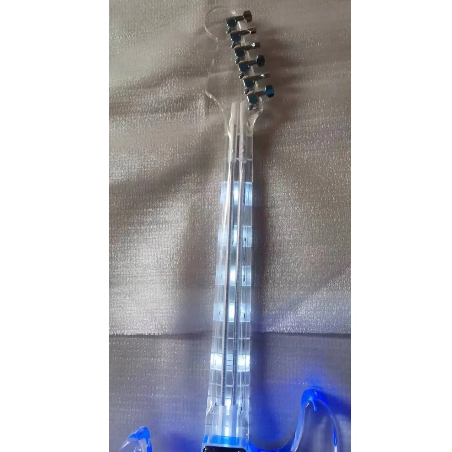6-String Acrylic Electric Guitar Acrylic Fingerboard 22 frets Single Tremolo
