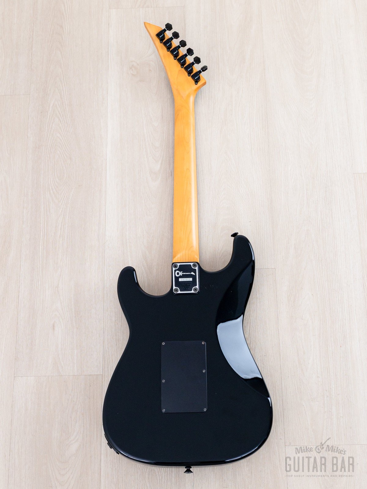1988 Charvel by Jackson 1A2H Superstrat Black HH w/ Locking Tremolo, Japan