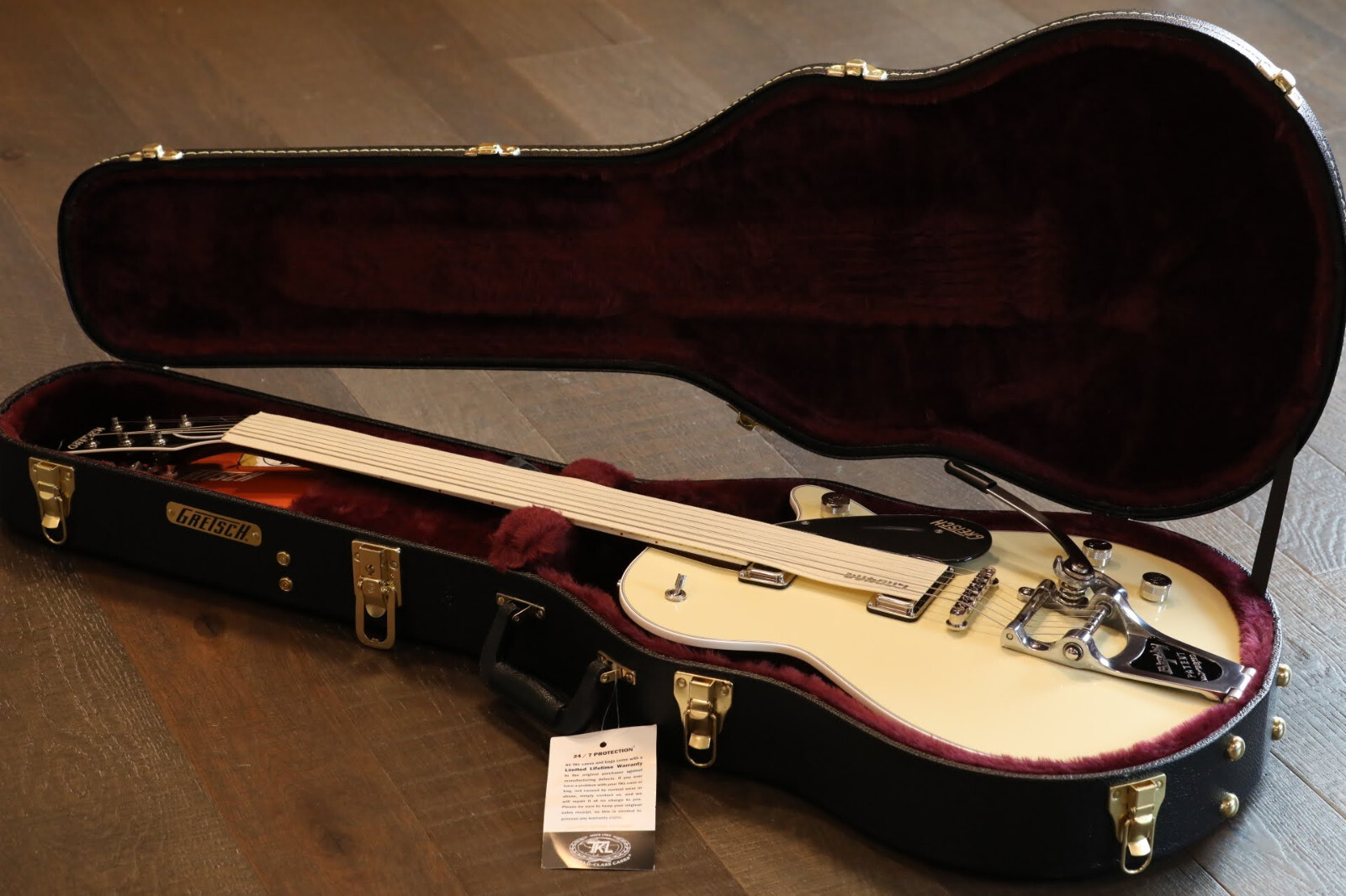 Unplayed! Gretsch G6128TDS-PE-LIV Player’s Edition Jet Lotus Ivory DS + COA OHSC