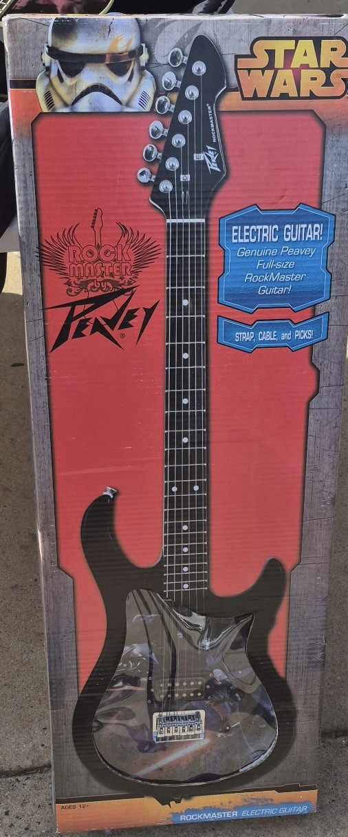 SUPER RARE LE NIB Peavey STAR WARS Rockmaster ELECTRIC GUITAR FULL SIZE NOT 3/4!