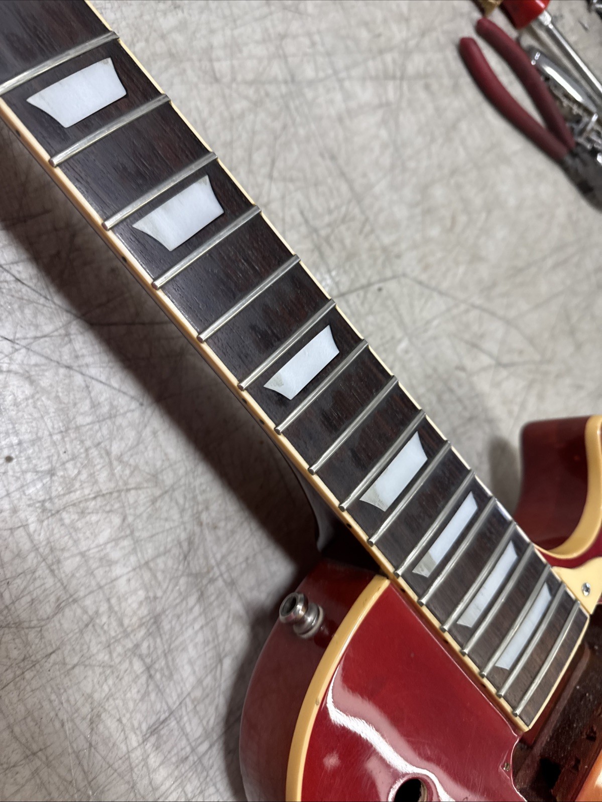 1970 Aria Pro II LS500-CH LP Style Electric Guitar MIJ Japan Husk Restore Build
