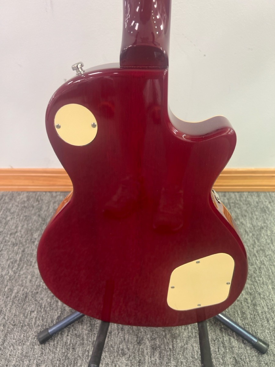 ULTRA-RARE VINTAGE AGILE 3000 LES PAUL LEFTY OLD HEADSTOCK CHERRY SU (R7A014007)