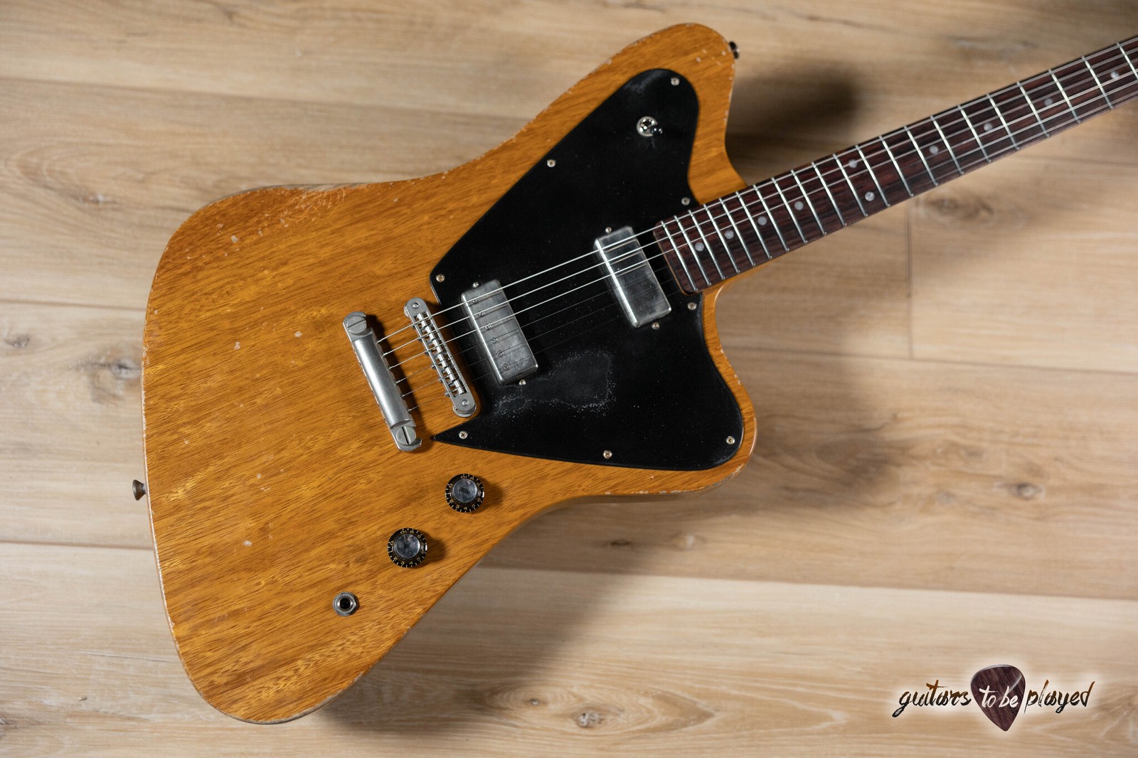 Fano PX6 Alt de Facto Korina Set Neck Lollar Firebird/Mini HB – Vintage Amber