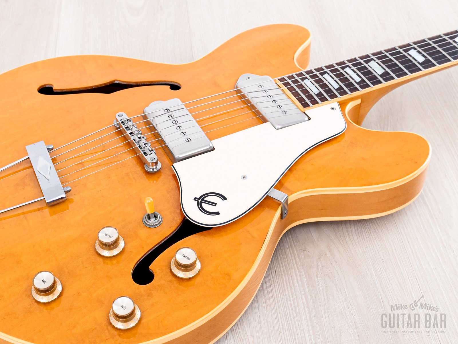 1990 Epiphone Casino Natural Near-Mint, Pre-Elitist Revolution, Japan Terada