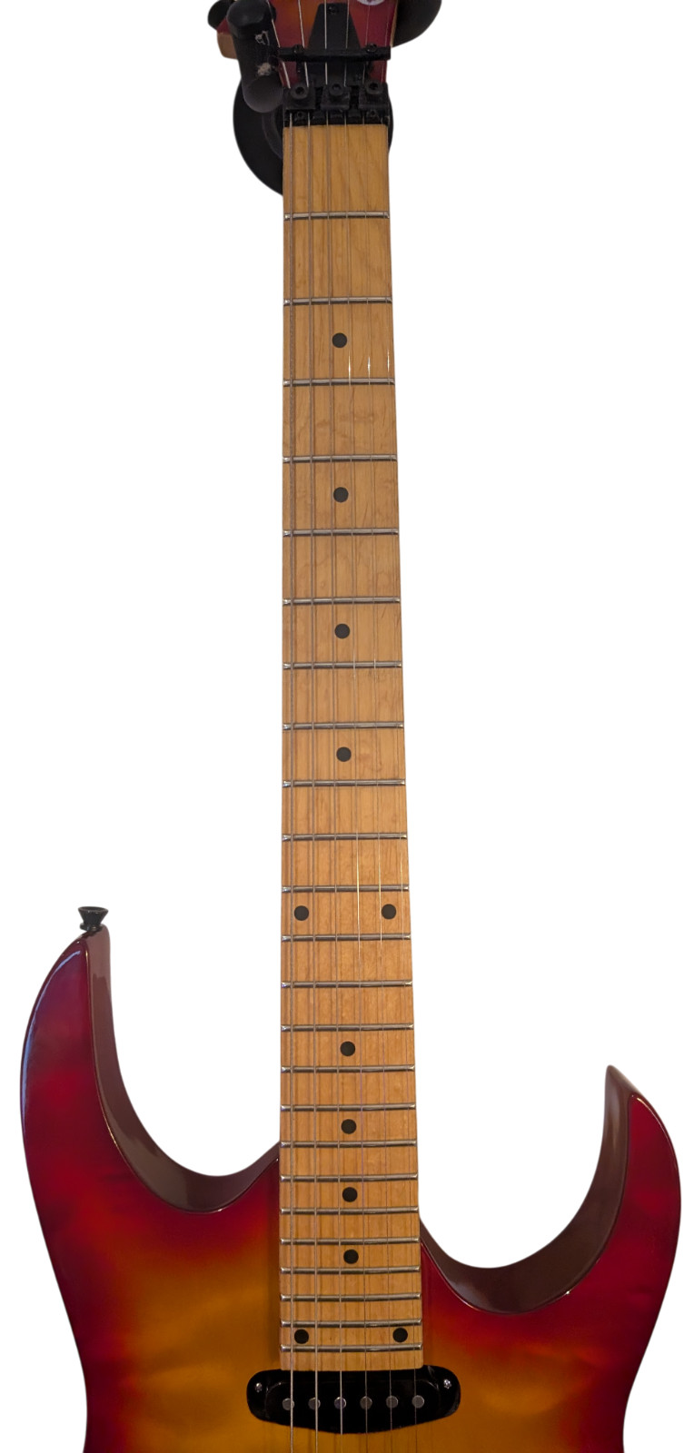 Jackson-Branded Guitar – Unknown Model | Floyd Rose | DiMarzio DP151 | Cherry